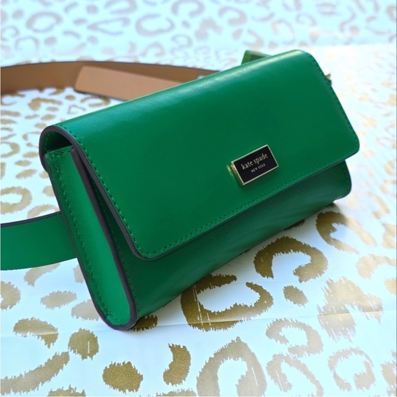 kate spade Handbags - Kate Spade Snap Close “Green Bean” Belt Bag NWT